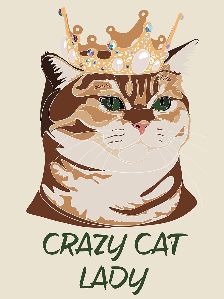 Funny t-shirts for women with the phrase "best cat mom ever" are perfect for any cat lady who wants to show off her love for her feline friends. These designs also feature the phrase "crazy cat lady". by SERGEY OVCHARUK