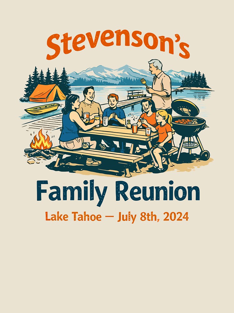 Stevenson's Family Reunion - Lake Tahoe by Matinez Pink