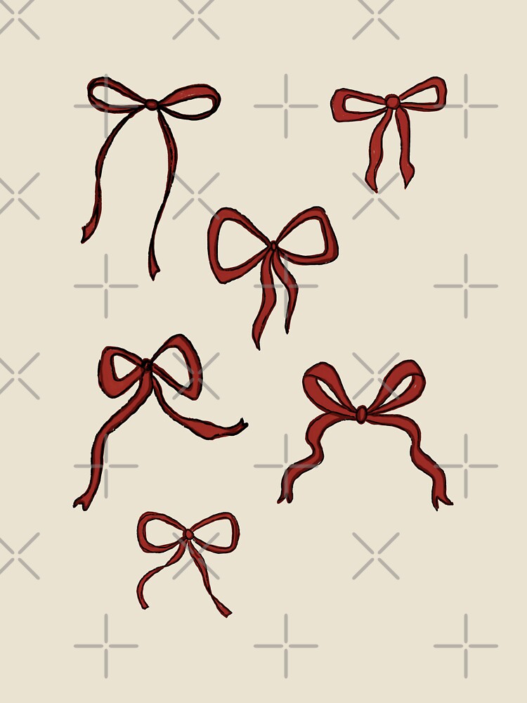 Painted Ribbon Bows by RebbyCreates