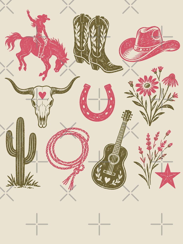 Country Girl Collection Western Girl by PamLeeDesign