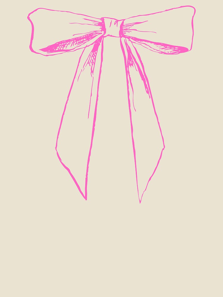 PINK BOW, COQUETTE AESTHETIC, PRETTY BOW by larissa-myrie