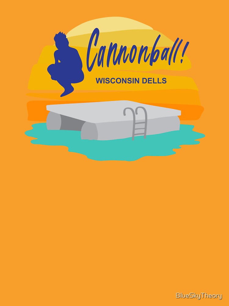 Cannonball Dive Summer Lake Swimming - Wisconsin Dells by BlueSkyTheory