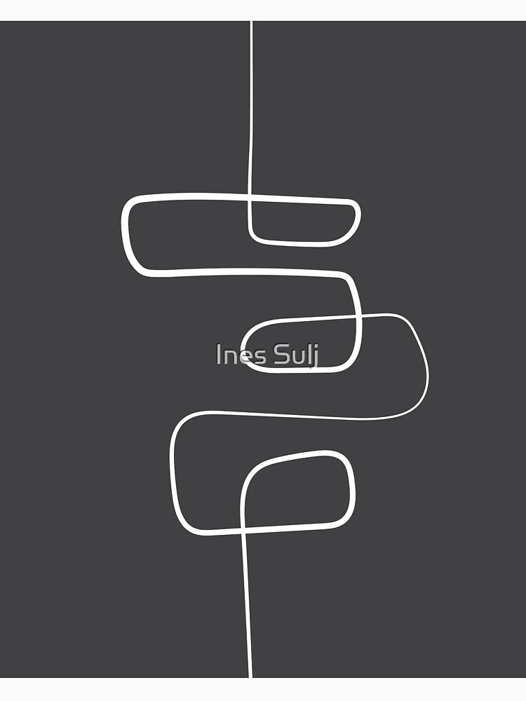 Minimalist Abstract Line Art 03-01 by PAPER MOON art & design