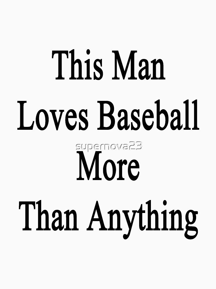 This Man Loves Baseball More Than Anything by supernova23