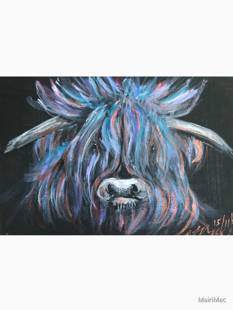 Copper Highland Cow by MairiMac