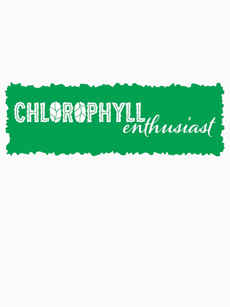 Chlorophyll Enthusiast - Green background by Happy Hue Creative Co