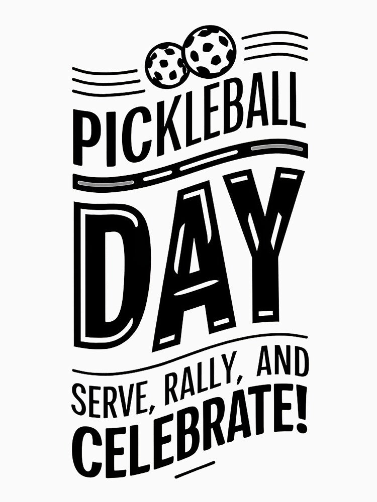 PICKLEBALL DAY SERVE, RALLY, AND CELEBRATE by Void and Neon