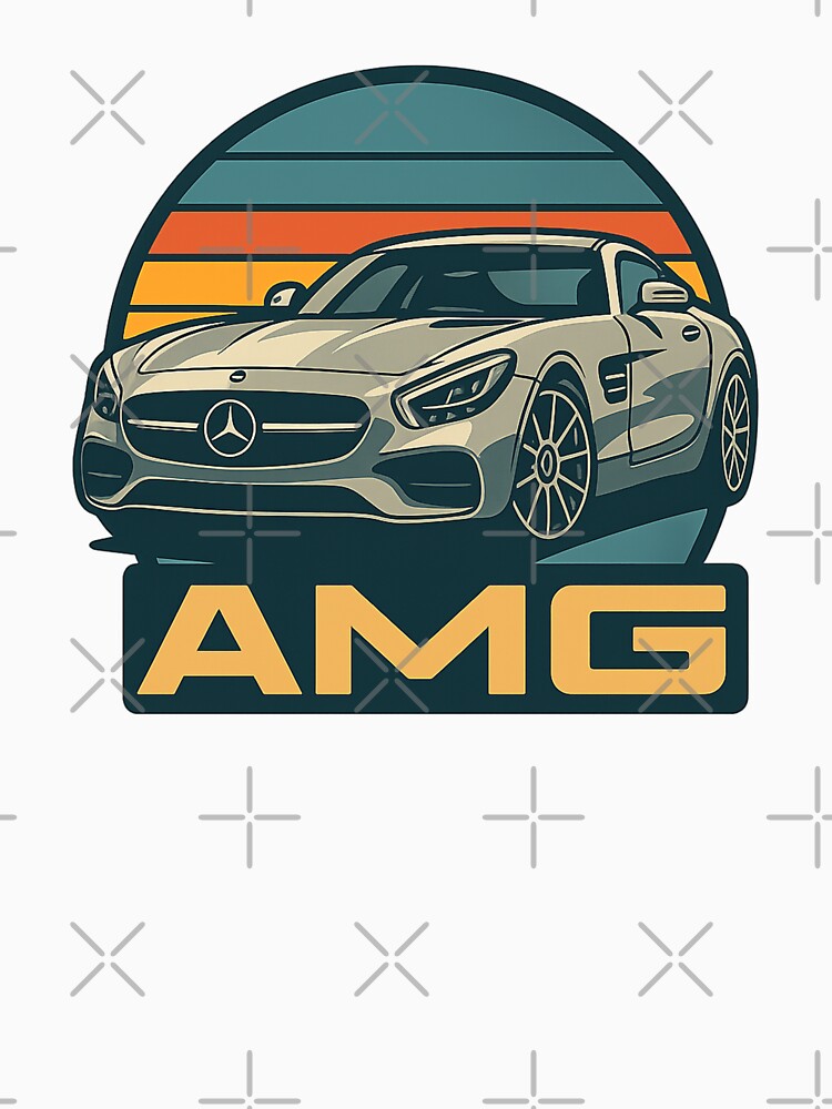 MERCEDES-AMG GT – RETRO POWER IN MODERN STYLE T-Shirt by NAJURE