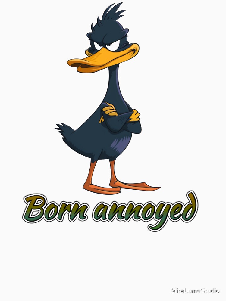 Sassy Duck Reactions - Born Annoyed Duck Meme by MiraLumeStudio