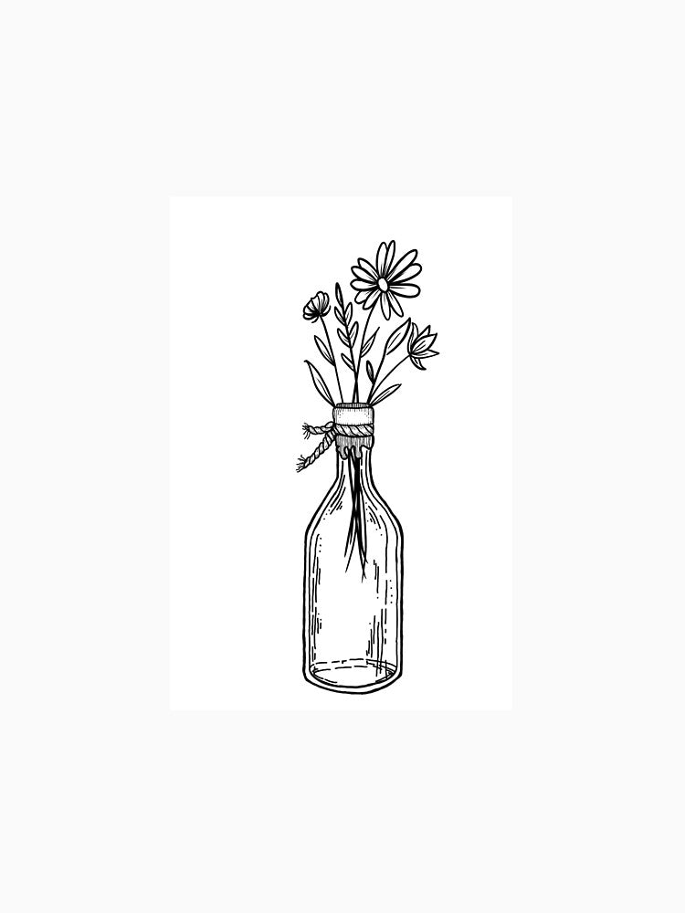 Flowers in a bottle by conroyl09