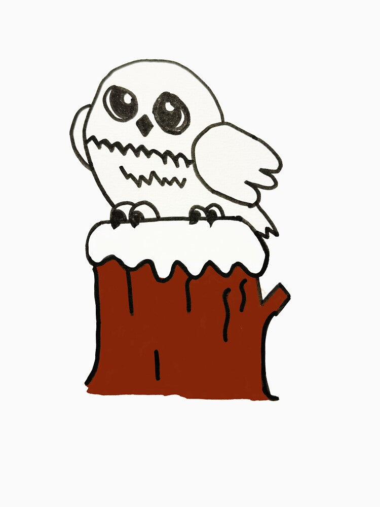 A Funky Snowy Owl by FunkyBirdDesign