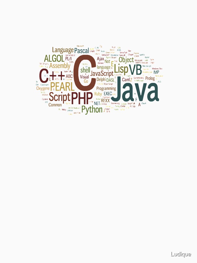 The beautiful list of programming language by Ludique