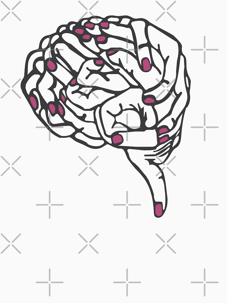 Brain with hand Artwork by NURANI AKTER