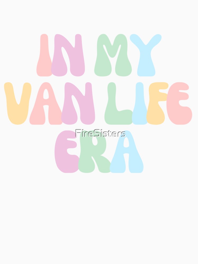 In My Van Life Era | Swiftie Camper Gift | Taylor Fan | Pastel Van Life Gift | Groovy Sticker by FireSisters