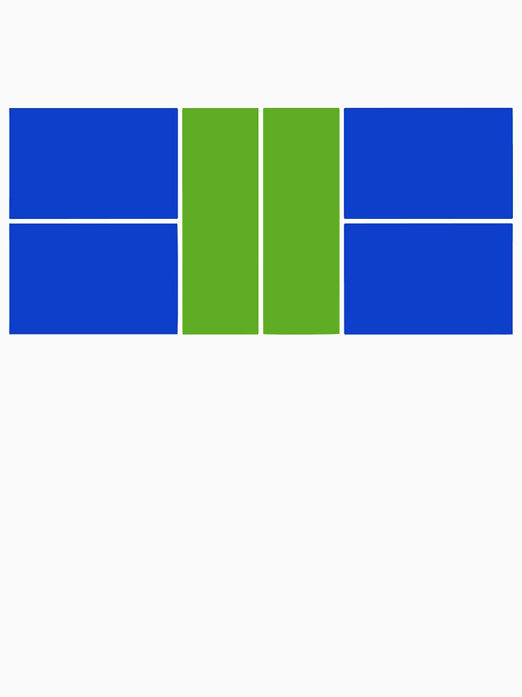 Pickleball Court Design Green & Blue, No Text by BitterOranges