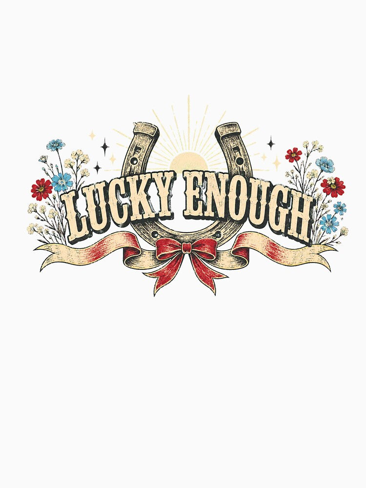 Lucky Enough by Peak Pop Designs | Funny Gifts, Cozy Art & Cute Animals