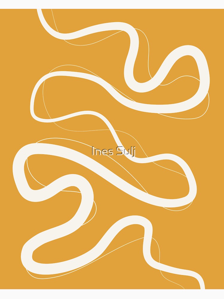 Minimalist Abstract Line Art 06-03 by PAPER MOON art & design