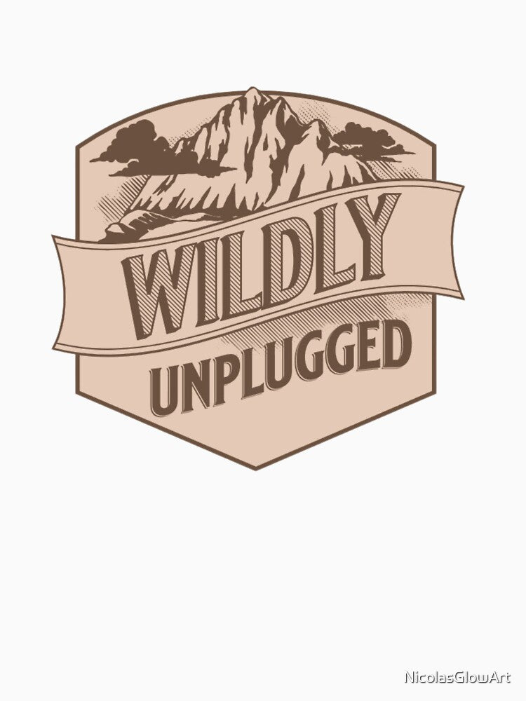 Wildly Unplugged | T-Shirt, Sticker by NicolasGlowArt
