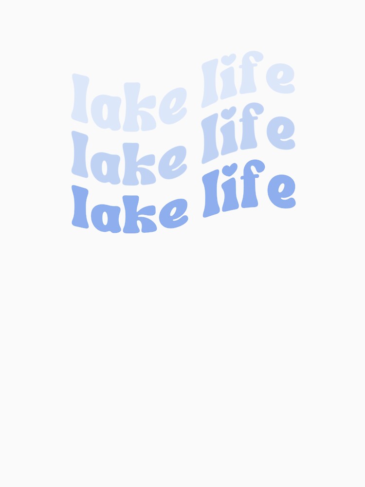 Wavy Lake Life Cool Colors by LTDigitalDesign