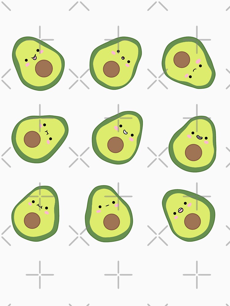 Kawaii avocado pack by Yarafantasyart