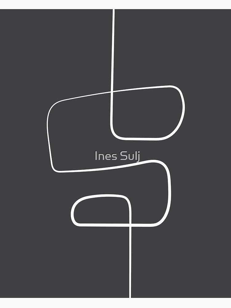 Minimalist Abstract Line Art 04-01 by PAPER MOON art & design