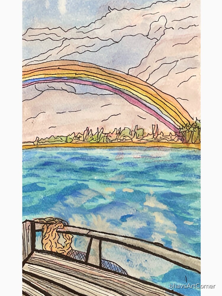 View of Oahu from boat by bhavsArtCorner