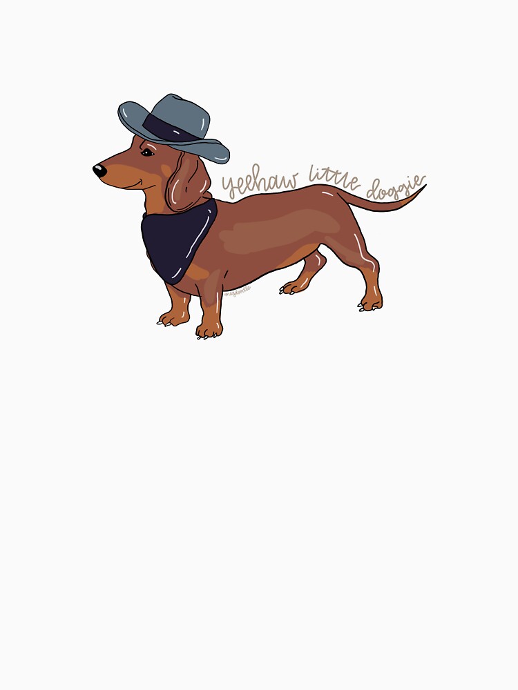 Yeehaw Little Doggie by mbstickerco20