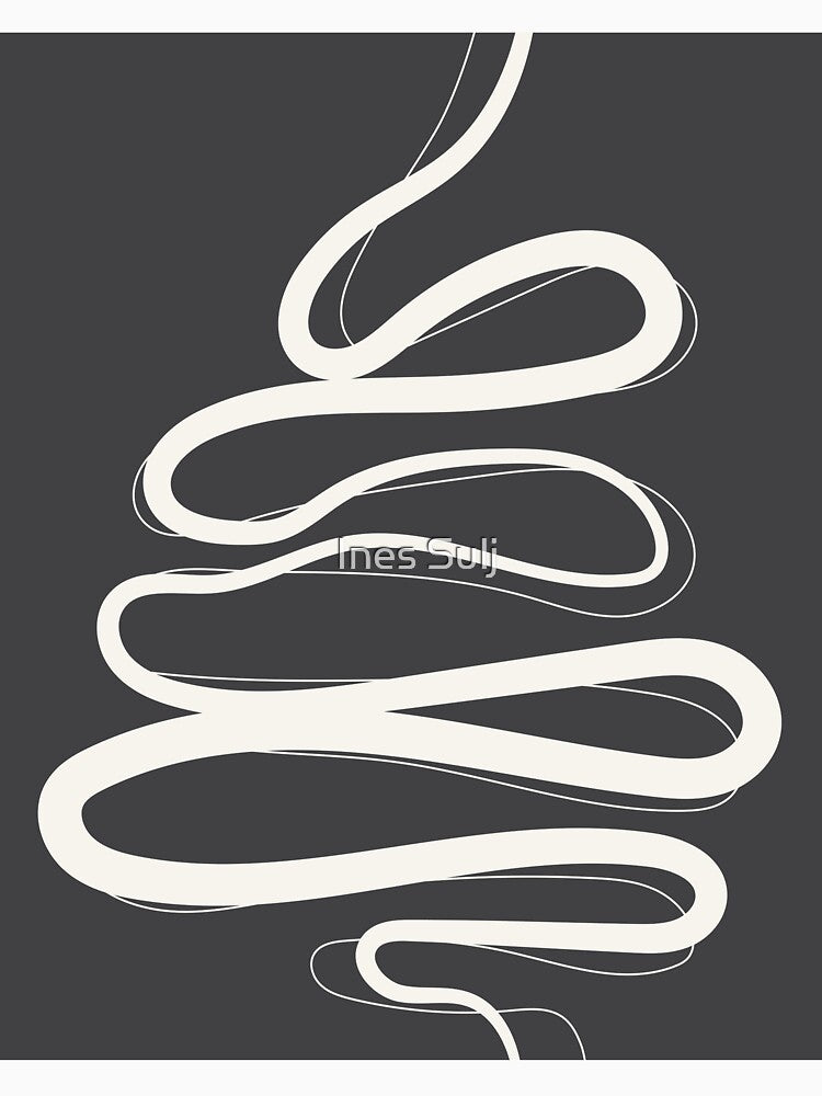 Minimalist Abstract Line Art 08-02 by PAPER MOON art & design