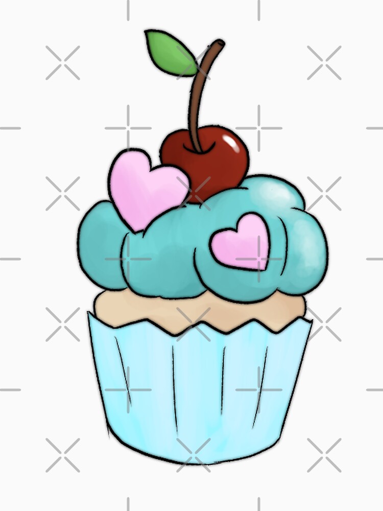 Kawaii Fluffy Cupcake by Snowfly Studio