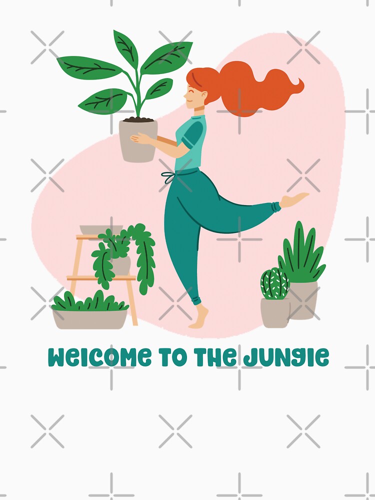 Welcome to the Jungle Plant Lady Design by mrsalbert