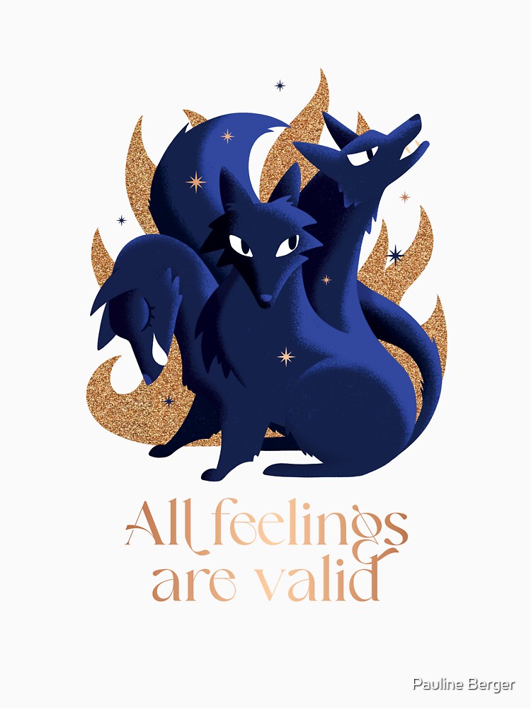 Cerberus - Blue and Gold by Pauline Berger