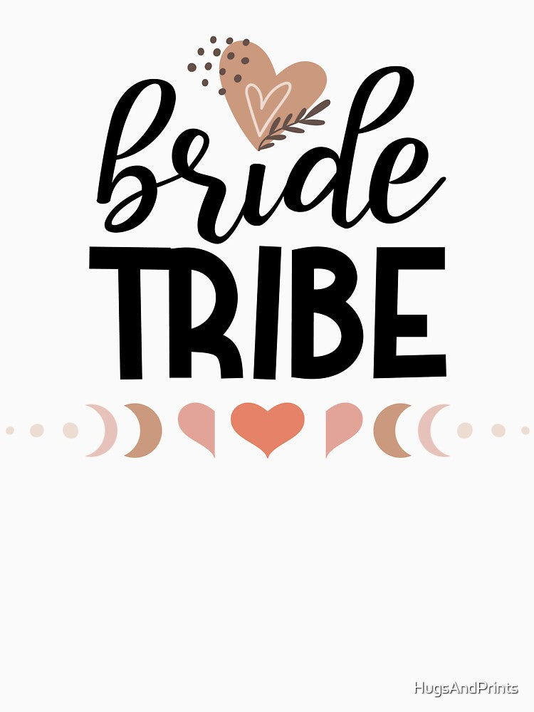 Boho Bride Tribe - Hearts and Moons by HugsAndPrints