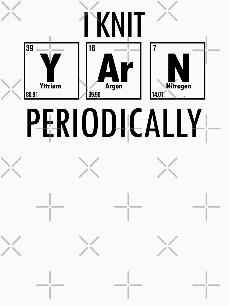 I knit periodically funny yarn crochet by Majesticoo