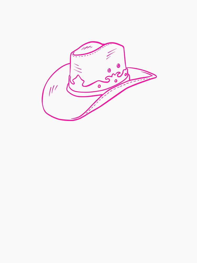 Pink Cowgirl Hat by Sable Designs
