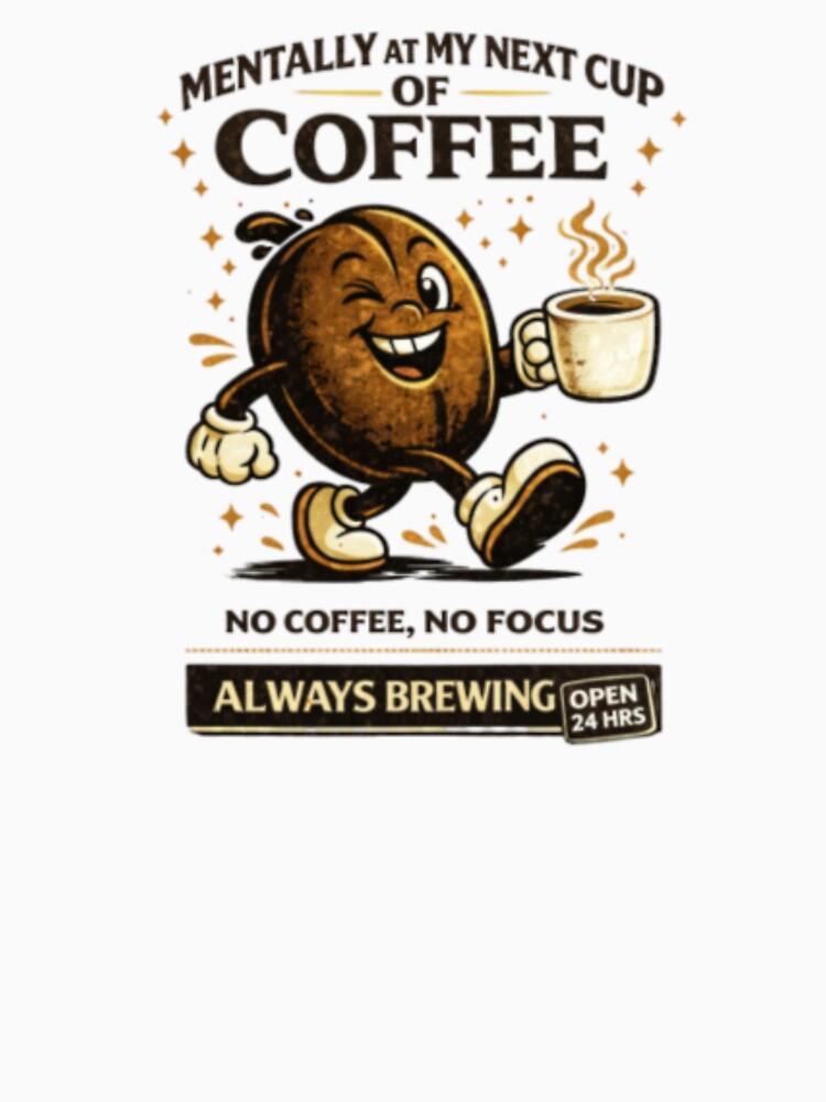 Mentally At My Next Cup Of Coffee by RLDesignsStudio