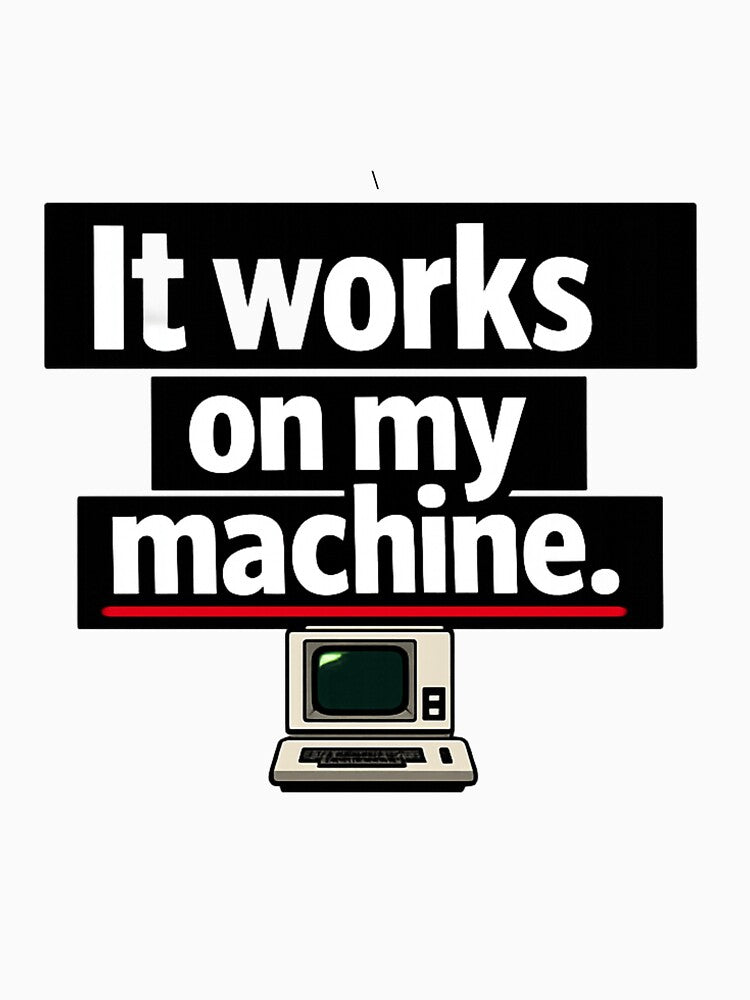 It Works on My Machine Programmer Humor by Danisrin Finds