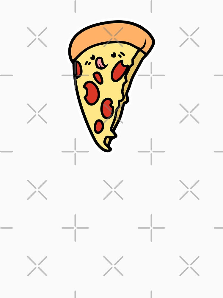 Cute Kawaii Yummy Pizza Slice Face by KawaiiStickers-