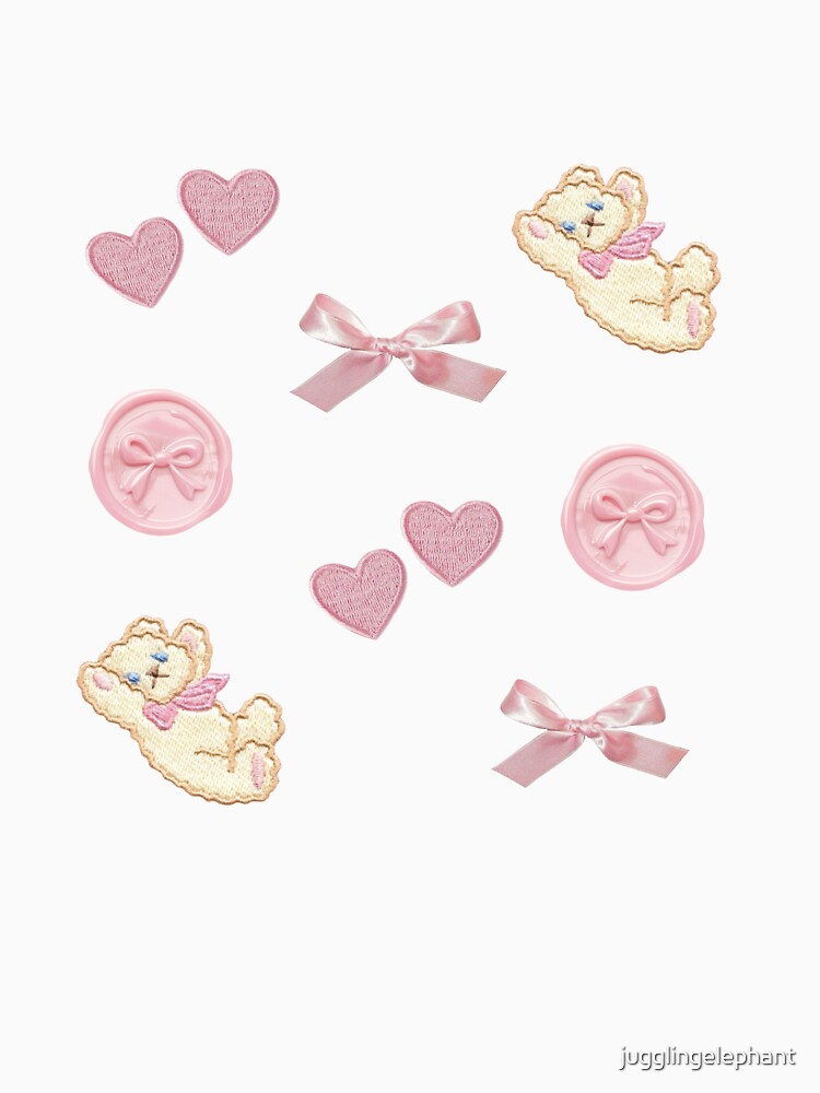 Pink Coquette Assorted Sticker Pack! by jugglingelephant
