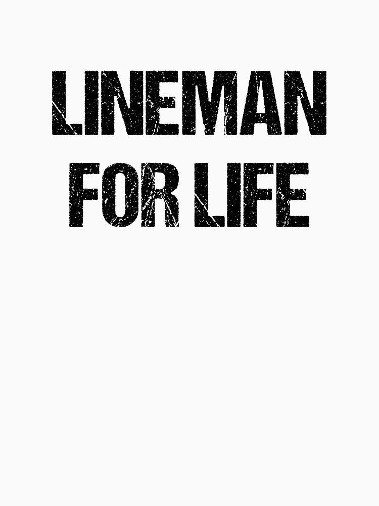 Lineman For Life Power Lineman Gifts by RozWatts