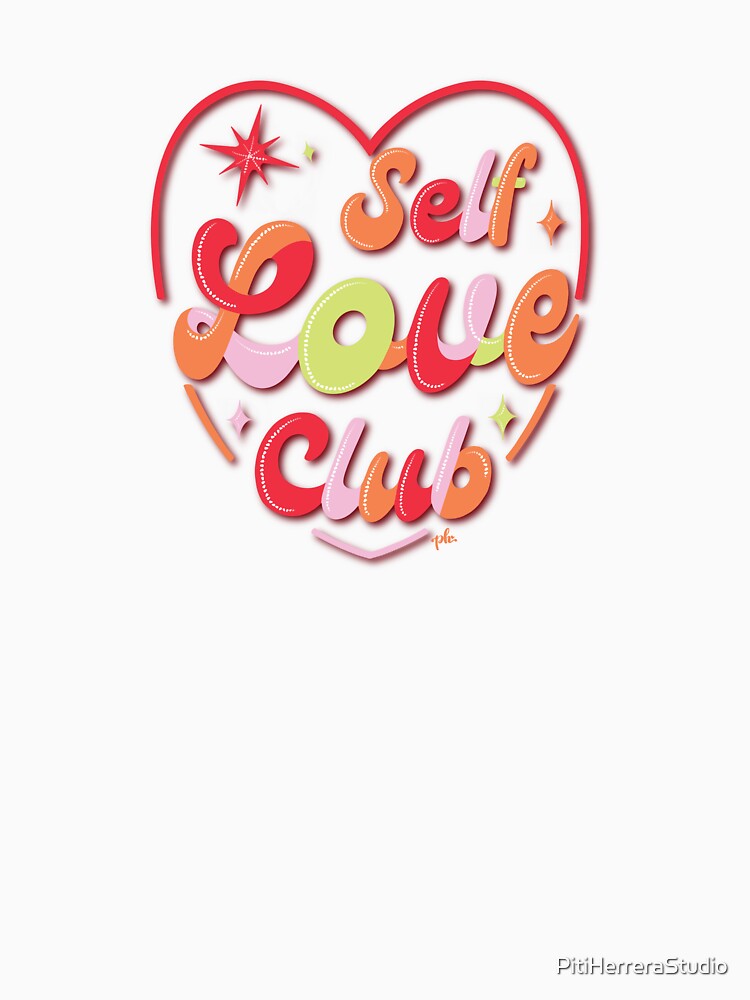 Self Love Club Illustration - Warm Colors by PitiHerreraStudio