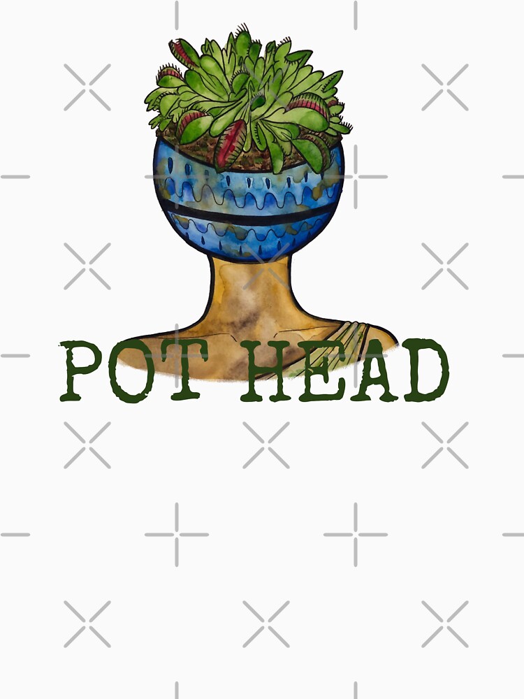 Venus Flytraps, Dionaea muscipula, Pot Head, Plant Lady by bluejayknits