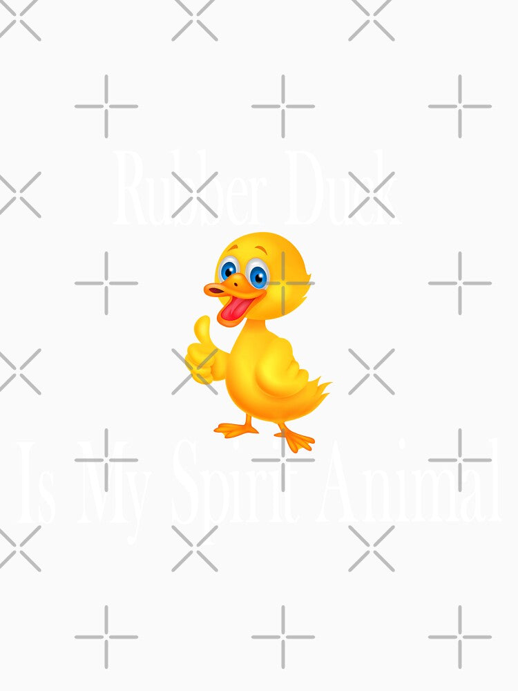 Funny Rubber Duck Spirit Animal Funny Duck Sweatshirt by CuteHigh01