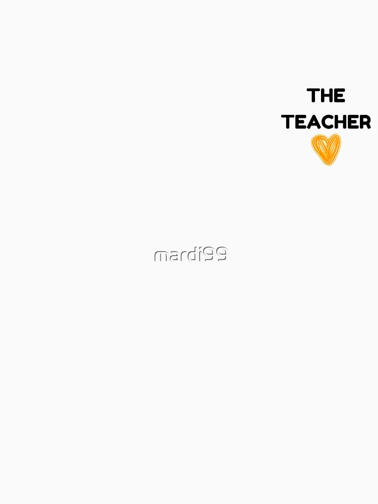 THE TEACHER - Orange heart by mardi99