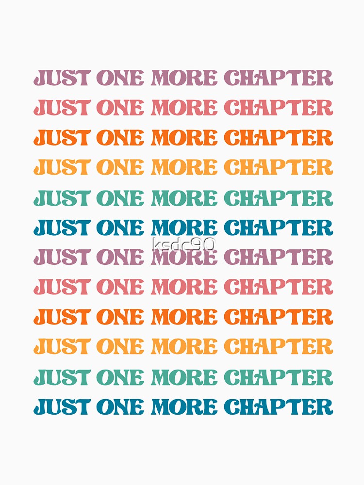 just one more chapter by ksdc90
