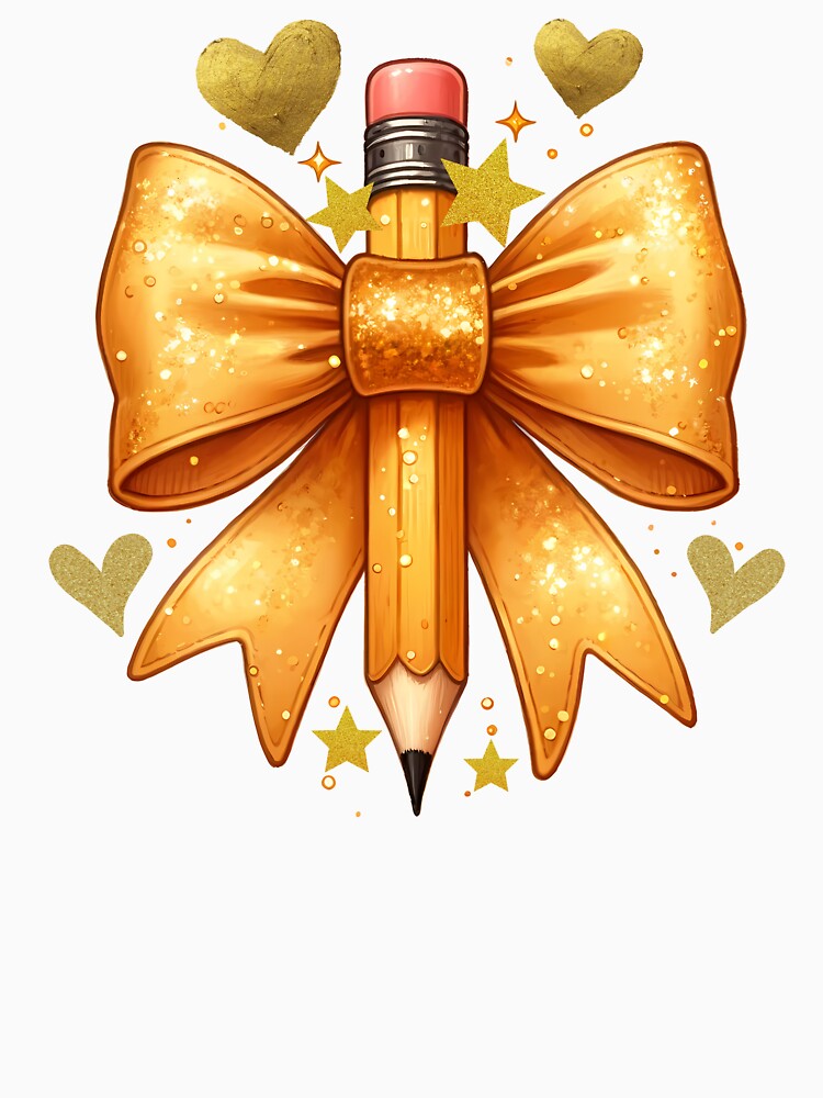 Gold Coquette Pencil by fernandmoonbeam
