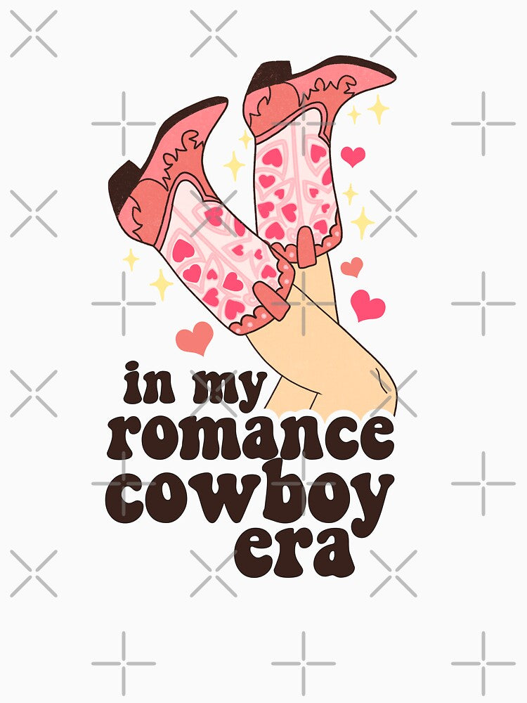 In My Cowboy Romance Era Funny Bookish Pink by BookWishEra