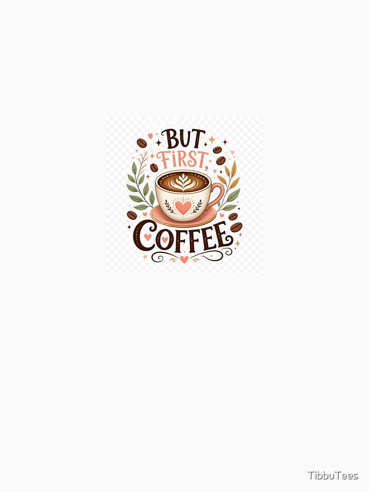 But First Coffee Cute Coffee Lover by TibbuTees