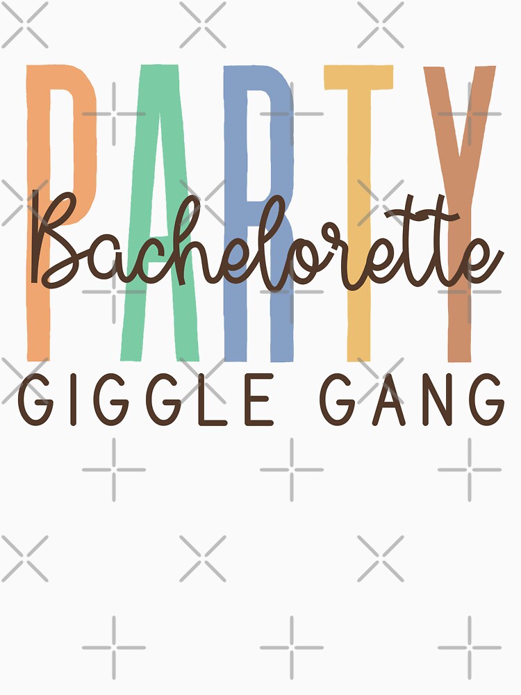 Bachelorette Party Giggle Gang (Beach) by Whackadoodletee