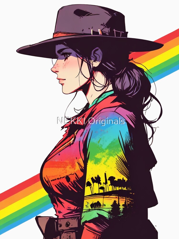 Rainbow Western Style Cowgirl by NEKKI Originals