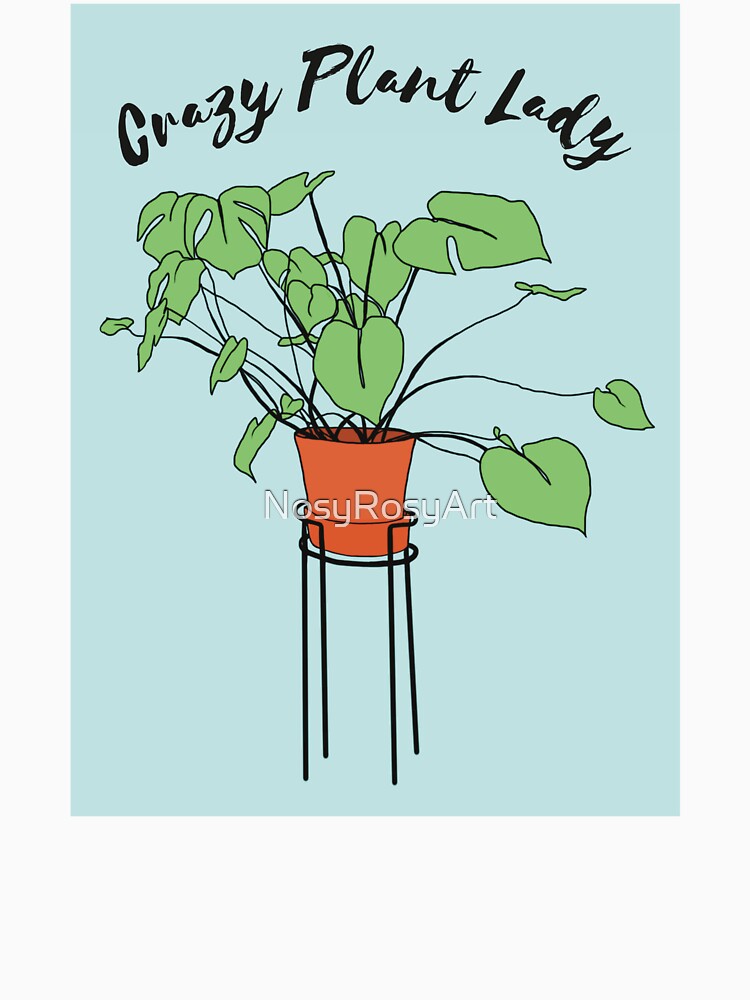 Crazy Plant Lady Philodendron by NosyRosyArt